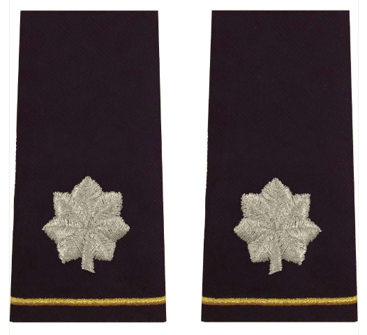 Vanguard ARMY EPAULET: LIEUTENANT COLONEL - LARGE