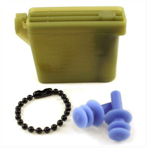 Vanguard EAR PLUGS WITH CHAIN AND CASE - LARGE SIZE