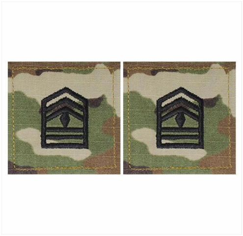 Vanguard ARMY ROTC OCP RANK W/HOOK CLOSURE : FIRST SERGEANT (1SGT)