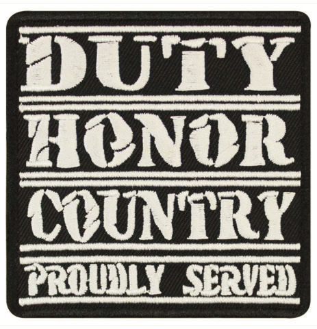 Vanguard VETERAN PATCH: DUTY HONOR COUNTRY