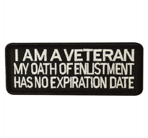 Vanguard VETERAN PATCH: OATH OF ENLISTMENT