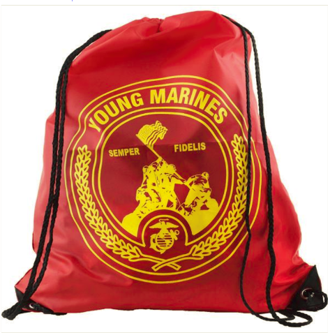 Vanguard YOUNG MARINES LARGE DRAWSTRING BACKPACK