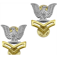 Vanguard NAVY METAL COAT EPAULET DEVICE: E5 PETTY OFFICER: GOOD CONDUCT