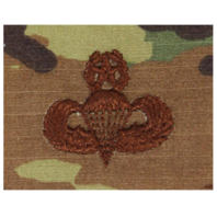 Vanguard AIR FORCE EMBROIDERED BADGE PARACHUTIST MASTER - EMBROIDERED ON OCP