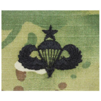 Vanguard ARMY EMBROIDERED BADGE ON OCP SEW ON PARACHUTIST - SENIOR