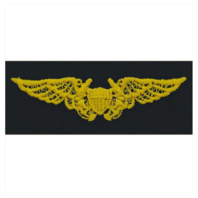 Vanguard NAVY EMBROIDERED BADGE: NAVAL FLIGHT OFFICER - EMBROIDERED ON COVERALL