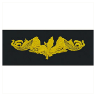 Vanguard NAVY EMBROIDERED BADGE: SUBMARINE SUPPLY - EMBROIDERED ON COVERALL