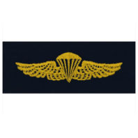 Vanguard NAVY EMBROIDERED BADGE PARACHUTIST - EMBROIDERED ON COVERALL