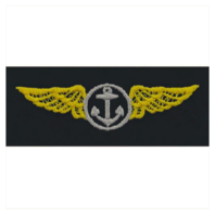 Vanguard NAVY EMBROIDERED BADGE: AVIATION OBSERVER - EMBROIDERED ON COVERALL