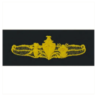 Vanguard NAVY EMBROIDERED BADGE: SPECIAL OPERATIONS OFFICER - COVERALL