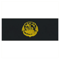 Vanguard NAVY EMBROIDERED BADGE: SMALL CRAFT OFFICER - EMBROIDERED ON COVERALL