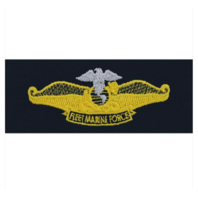 Vanguard Navy Fleet Marine Force Badge Embroidered Chaplin Badge