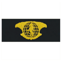 Vanguard NAVY EMBROIDERED BADGE: IUSS OFFICER - EMBROIDERED ON COVERALL