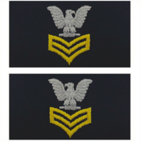 Vanguard NAVY EMBROIDERED COLLAR DEVICE: E6 FIRST CLASS PETTY OFFICER - COVERALL
