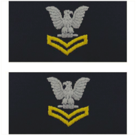 Vanguard NAVY EMBROIDERED COLLAR DEVICE: E5 SECOND CLASS PETTY OFFICER COVERALL