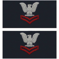Vanguard NAVY EMBROIDERED COLLAR DEVICE: E5 SECOND CLASS - COVERALL