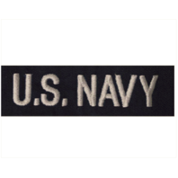 Vanguard NAVY TAPE: U.S. NAVY ENLISTED - SILVER ON COVERALL