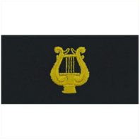 Vanguard NAVY EMBROIDERED COLLAR DEVICE: BAND LEADER - EMBROIDERED ON COVERALL