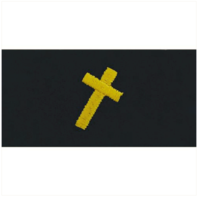 Vanguard NAVY EMBROIDERED COLLAR DEVICE: CHRISTIAN CHAPLAIN - COVERALL