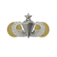 Vanguard ARMY DRESS BADGE: SENIOR PARACHUTIST - MINIATURE, MIRROR FINISH