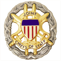 Vanguard IDENTIFICATION DRESS BADGE: JOINT CHIEFS OF STAFF - OXIDIZED