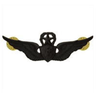 Vanguard ARMY BADGE: MASTER AIRCRAFT CREWMAN: AIRCREW - BLACK METAL