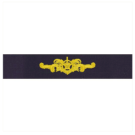 Vanguard COAST GUARD EMBROIDERED BADGE: CUTTERMAN OFFICER - RIPSTOP FABRIC