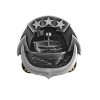 Vanguard NAVY BADGE SMALL CRAFT ENLISTED - MINIATURE, OXIDIZED
