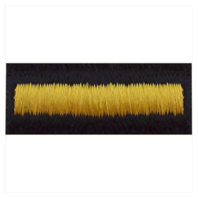 Vanguard ARMY OVERSEAS BAR: GOLD EMBROIDERED ON BLUE - FEMALE