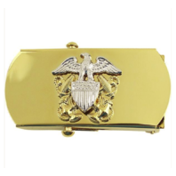 Vanguard NAVY BELT BUCKLE: OFFICER - 3 INCHES