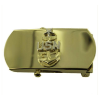 Vanguard NAVY BELT BUCKLE: E8 CHIEF PETTY OFFICER: SENIOR