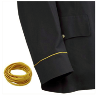Vanguard ARMY SOUTACHE: GOLD 1/8 INCH - 1 YARD CUT
