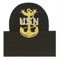 Vanguard NAVY CAP DEVICE: E9 CHIEF PETTY OFFICER: MASTER - MOUNTED