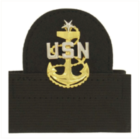 Vanguard NAVY CAP DEVICE: E8 CHIEF PETTY OFFICER: SENIOR - MOUNTED