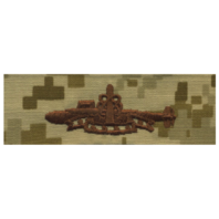 Vanguard NAVY EMBROIDERED BADGE: SSBN DETERRENT PATROL - DESERT DIGITAL