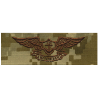 Vanguard NAVY EMBROIDERED BADGE: AVIATION WARFARE - DESERT DIGITAL