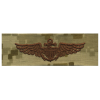 Vanguard NAVY EMBROIDERED BADGE: AVIATOR - DESERT DIGITAL