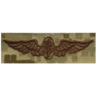 Vanguard NAVY EMBROIDERED BADGE: AVIATION PHYSIOLOGIST - DESERT DIGITAL