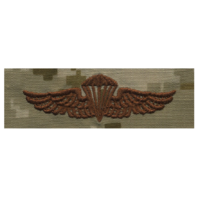 Vanguard NAVY EMBROIDERED BADGE N/MC PARACHUTIST - DESERT DIGITAL