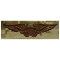 Vanguard NAVY EMBROIDERED BADGE: NAVAL FLIGHT OFFICER - DESERT DIGITAL