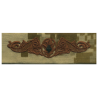 Vanguard NAVY EMBROIDERED BADGE: SUBMARINE MEDICAL - DESERT DIGITAL