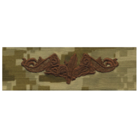 Vanguard NAVY EMBROIDERED BADGE: SUBMARINE SUPPLY - DESERT DIGITAL