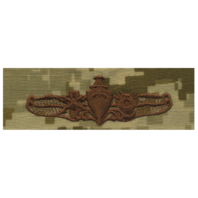 Vanguard NAVY EMBROIDERED BADGE: SPECIAL OPERATIONS OFFICER - DESERT DIGITAL