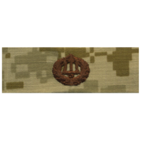 Vanguard NAVY EMBROIDERED BADGE: COMMAND ASHORE - DESERT DIGITAL