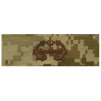 Vanguard NAVY EMBROIDERED BADGE: DEEP SUBMERGENCE - DESERT DIGITAL