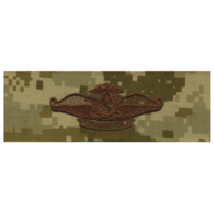Vanguard NAVY EMBROIDERED BADGE: FLEET MARINE FORCE CHAPLAIN - DESERT DIGITAL