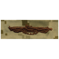 Vanguard NAVY EMBROIDERED BADGE: SUBMARINE COMBAT PATROL - DESERT DIGITAL
