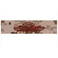 Vanguard NAVY EMBROIDERED BADGE EXPEDITIONARY WARFARE SUPPLY DESERT DIGITAL