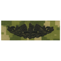 Vanguard NAVY EMBROIDERED BADGE: SUBMARINE - WOODLAND DIGITAL