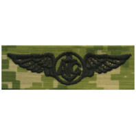 Vanguard NAVY EMBROIDERED BADGE: AIRCREW - WOODLAND DIGITAL